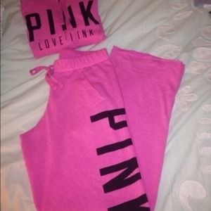 Vs hot pink set