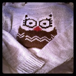 Oversized owl sweater