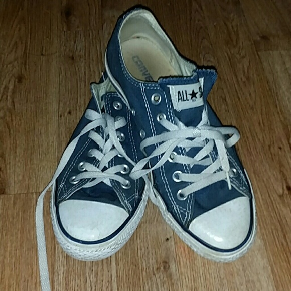 Worn Navy Chucks