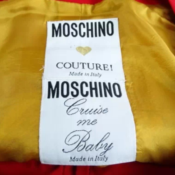 🔴SOLD🔴MOSCHINO Couture Suit  Cruise Me Baby 80's - Picture 4 of 4