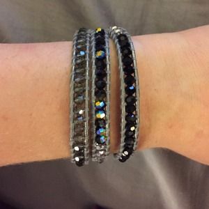 Chan Luu black wrap bracelet
