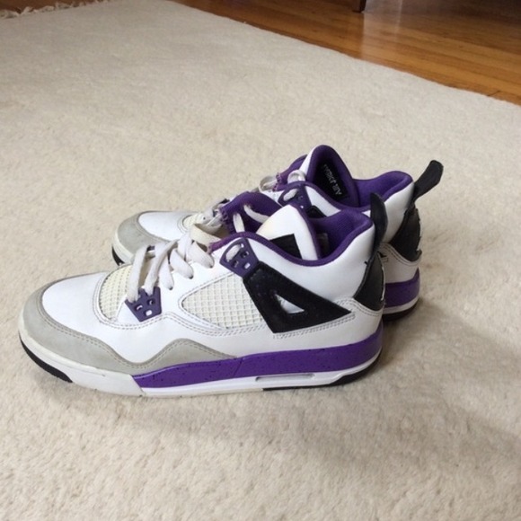 JORDANS purple 4s