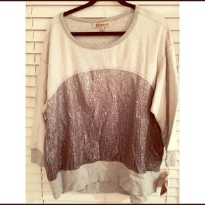 Democracy Mixed Media Sweatshirt