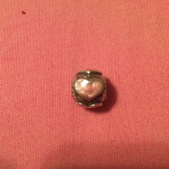 Pink Heart Pandora Charm