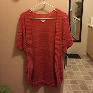 Coral shrug