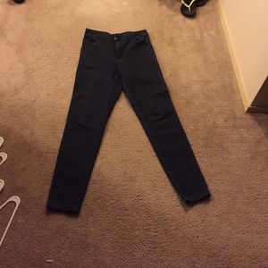 High waisted cigarette pants