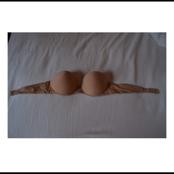 Tan Strapless Bra