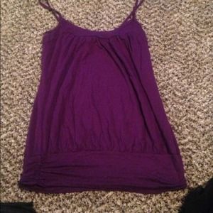 purple spaghetti strap