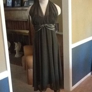 Forrest green dress, size 14