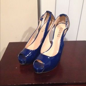 Sapphire blue pumps. Worn once to a party.