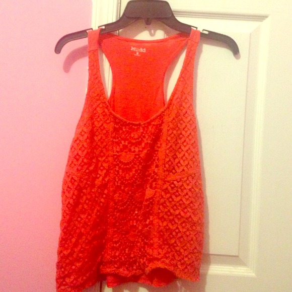 Coral Pink Tank Top