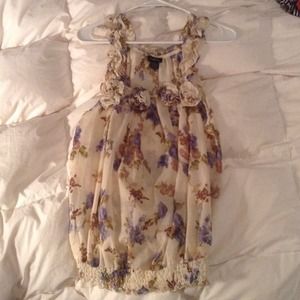 Floral tank top