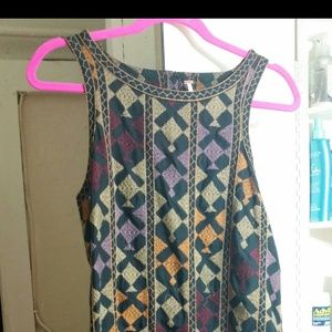 Free People Dress Medium Unique Woven