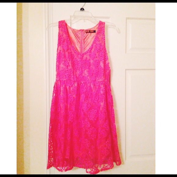 Coral Pink Day/Evening Formal Dress