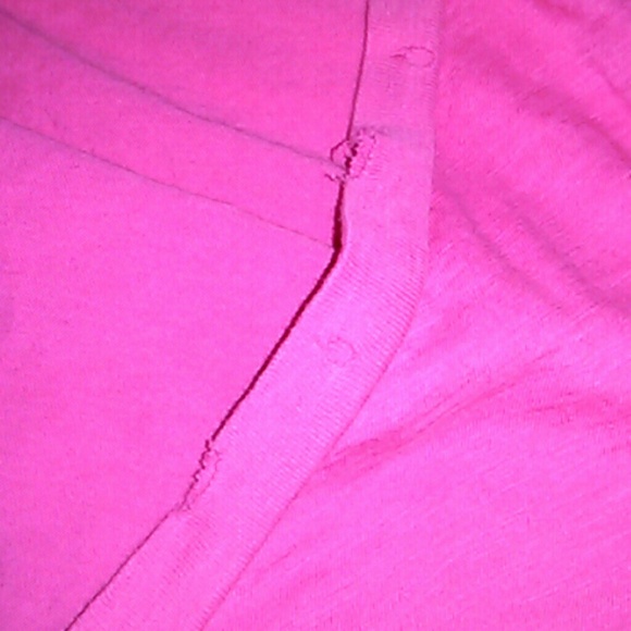 French connection distressed pink tee - Picture 3 of 3