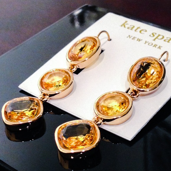 *WAS $75* Kate Spade New York Triple Drop earrings - Picture 2 of 4
