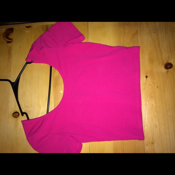 Hot pink crop top - Picture 1 of 1