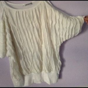 White batwing shirt