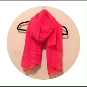 | Anthropologie | coral scarf