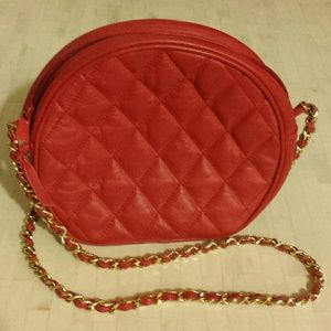 Vintage Gianni Valenti Red Crossbody Purse