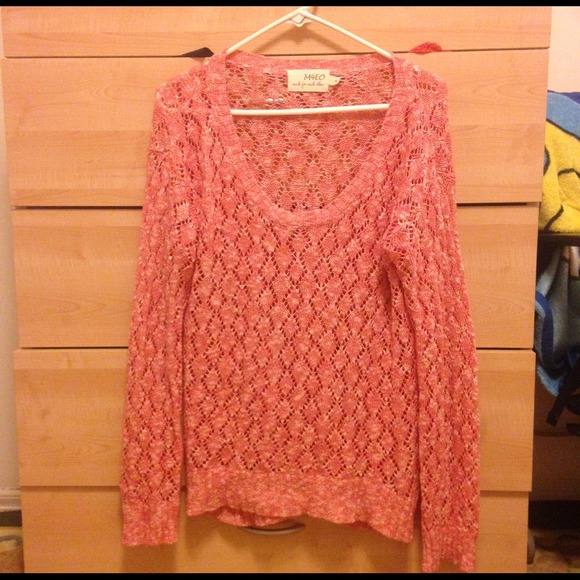 Pink oversized sweater