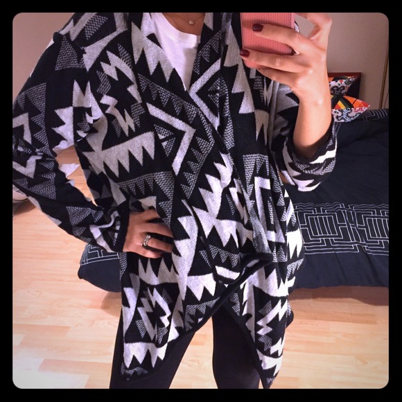 Adorable Oversized Angled Cardigan PRICE REDUCED!
