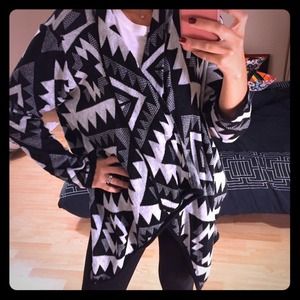 Adorable Oversized Angled Cardigan PRICE REDUCED!