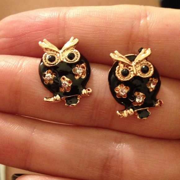 💜Gifted💜World's Cutest Owl Earrings - Picture 3 of 3