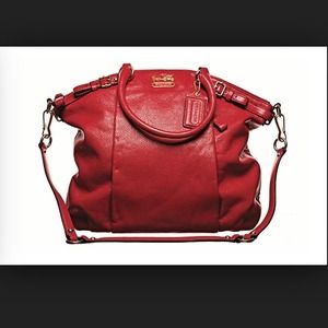 Large Coach Madison in red