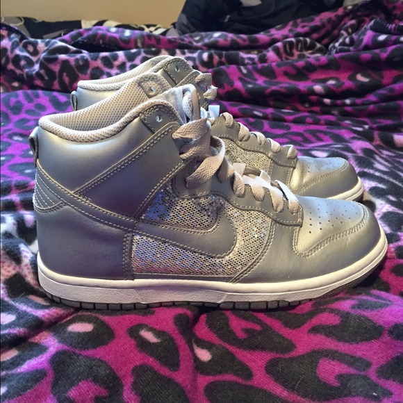 Silver Nikes
