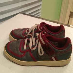 Bundle of Nike sneakers and peplum top