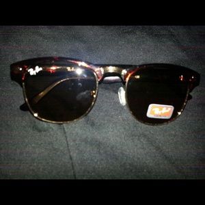 Ray Ban brown clubmaster sunglasses