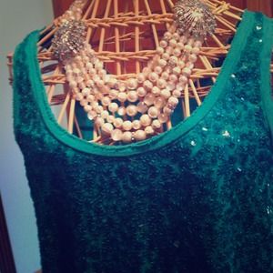 J crew sequin tank