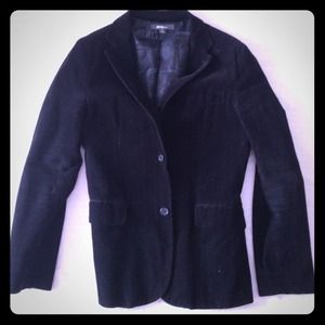 Black men's corduroy blazer size small