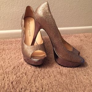 Marc fisher glitter heels