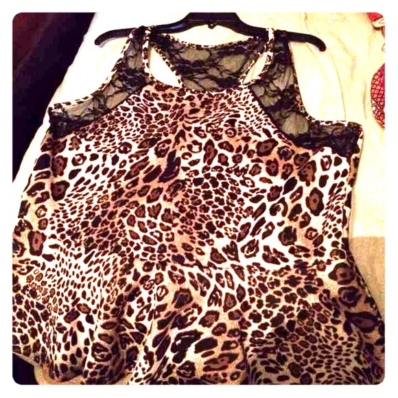 Sassy leopard top