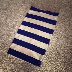 Striped Tube Skirt