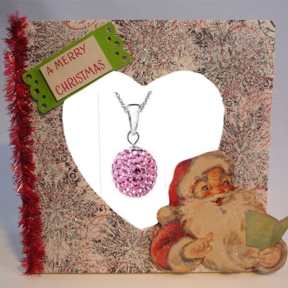 Pink Shamballa Necklace