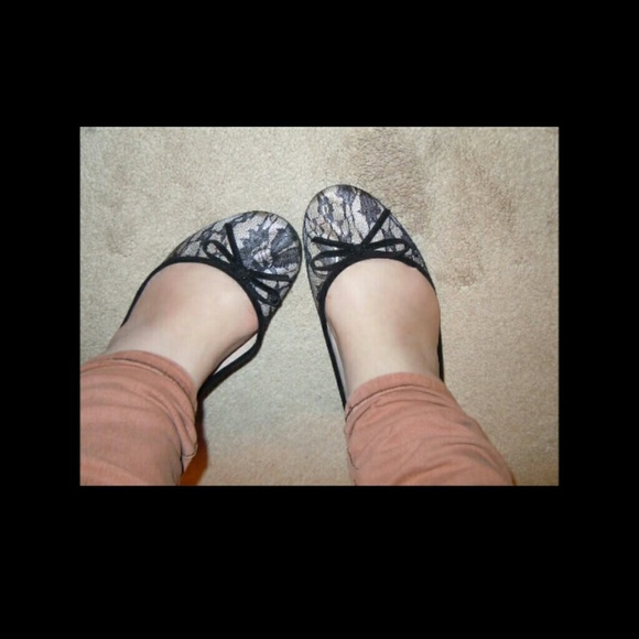 Lace inspired flats