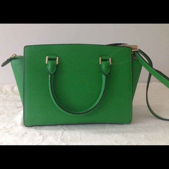 🚫SOLD🚫Michael Kors NWT Medium Selma Satchel Palm - Picture 3 of 4