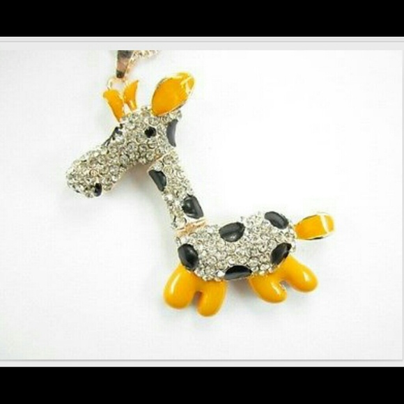 Shiny Crystal Giraffe Betsey Johnson - Picture 2 of 2