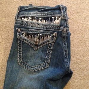 Miss me jeans with bling✨