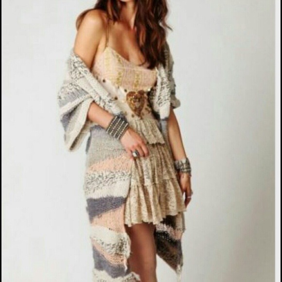 💜bundled Free People Sands of Time multi crochet - Picture 4 of 4