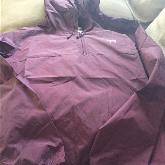 VS Pink maroon windbreaker