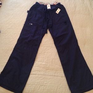 Koi Lindsey cargo scrub pants-NWT-Navy-Small