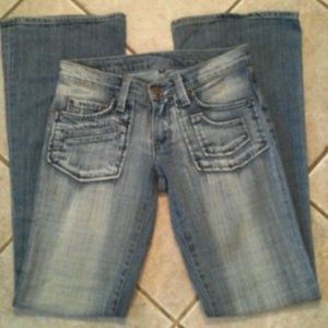 SOLD!!! SACRED BLUE LOWRISE JEAN - 25