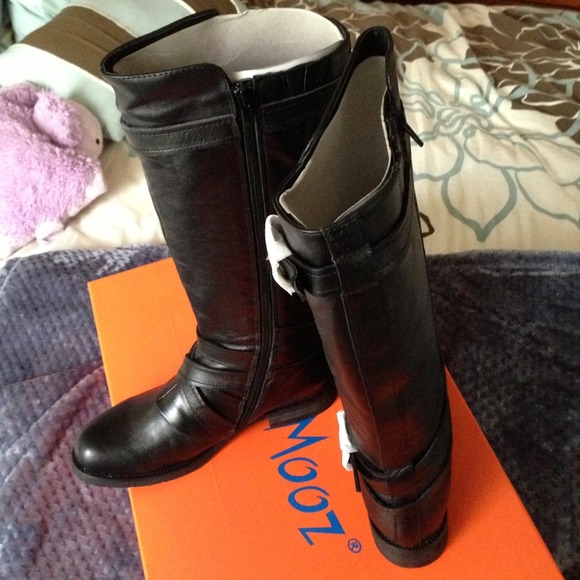 BNWT Miz Mooz "Katie" Black Riding Boots sz6 - Picture 3 of 8