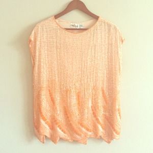 vintage sequin top 🌅