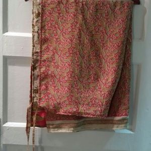 Reversible Silk Wrap Skirt