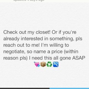 Everything must go make an offer